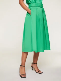 Gonna Midi Con Cintura