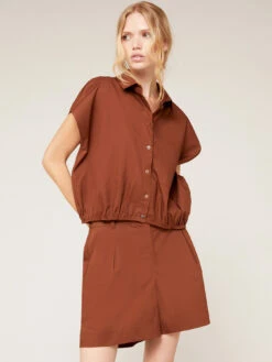 Camicia Corta Con Elastico