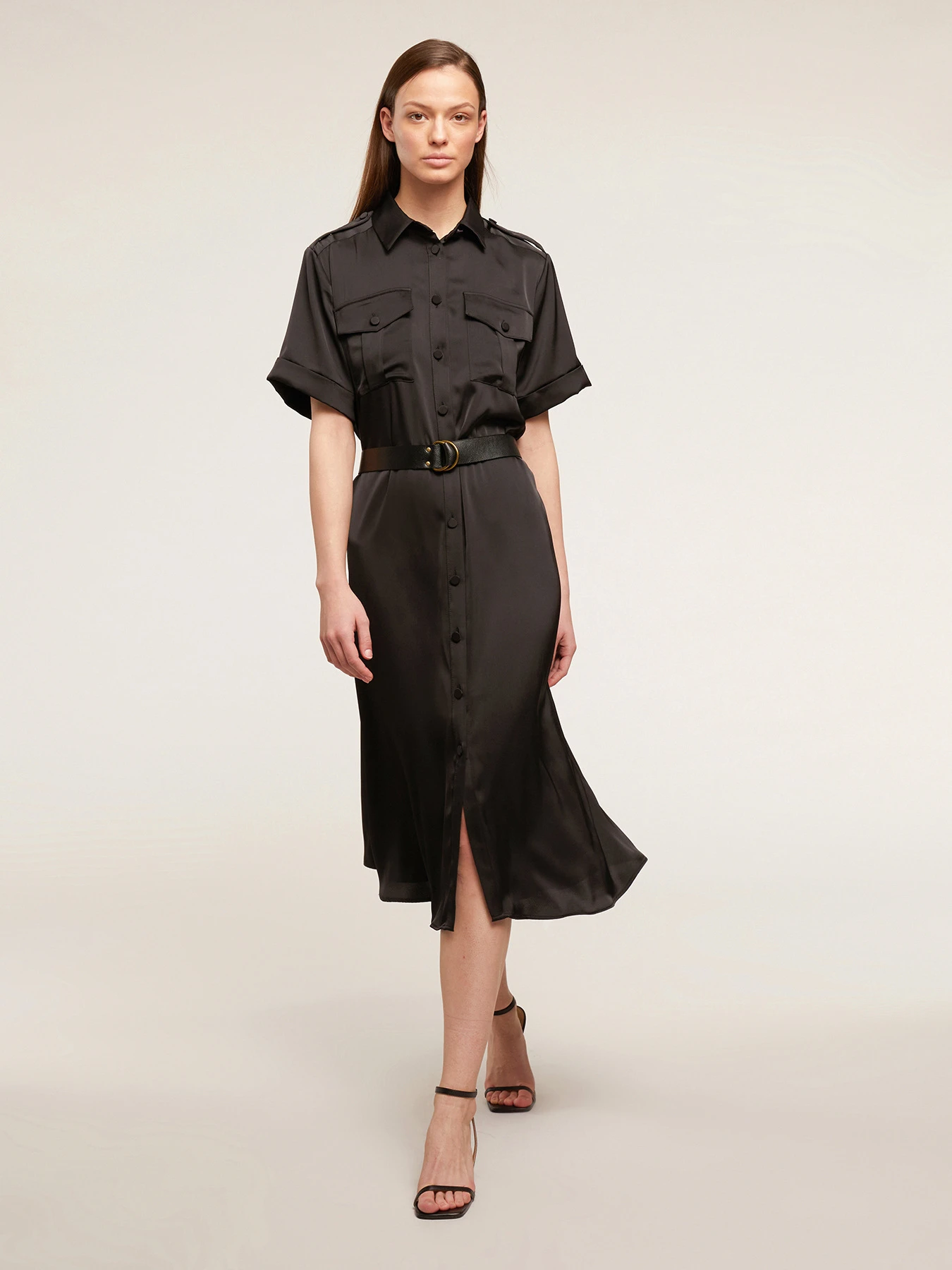 Vestito Chemisier Con Tasche