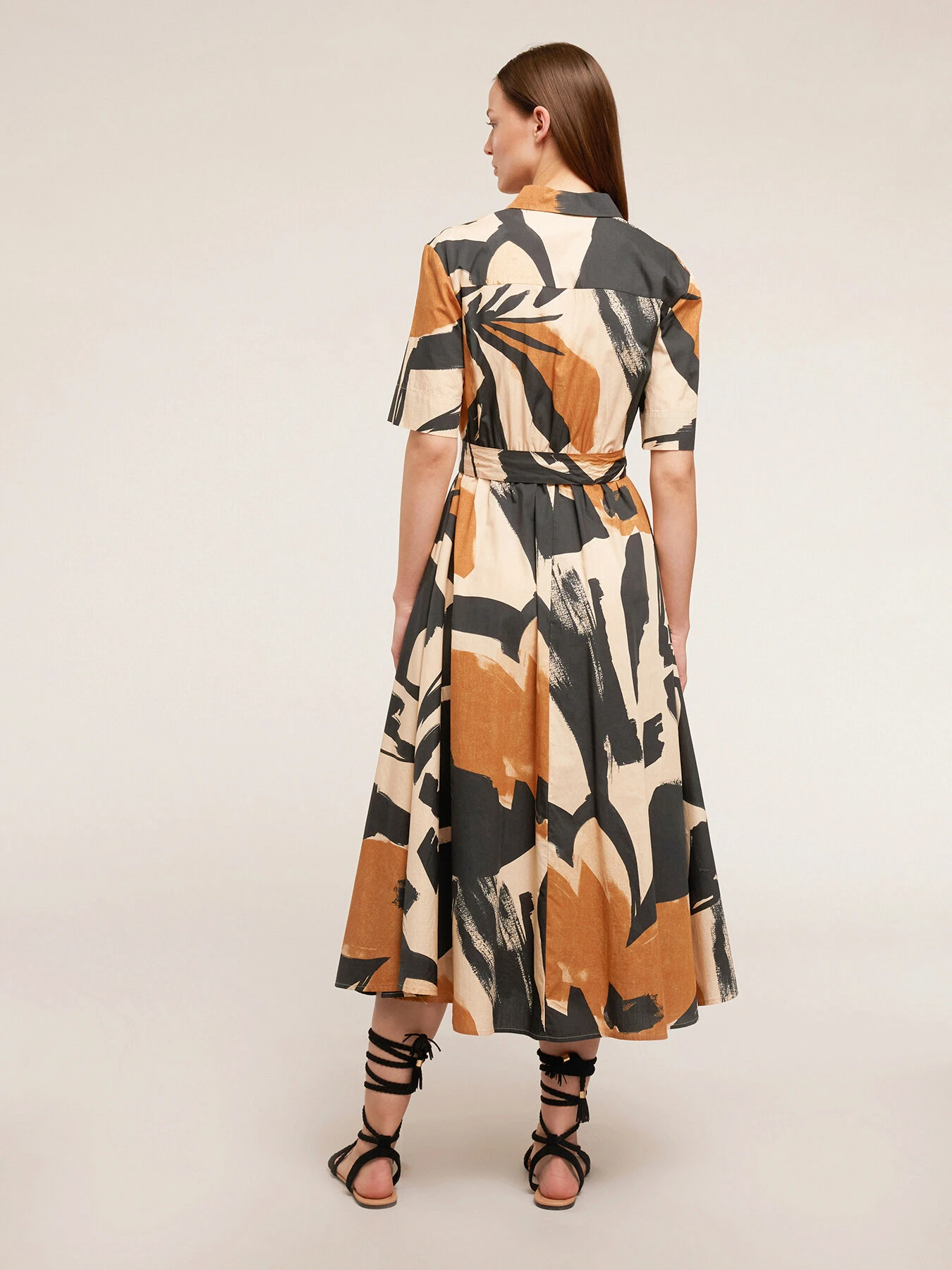 Vestito Chemisier Stampa Etnica - immagine 2