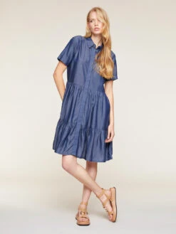 Vestito Corto In TENCELâ„¢