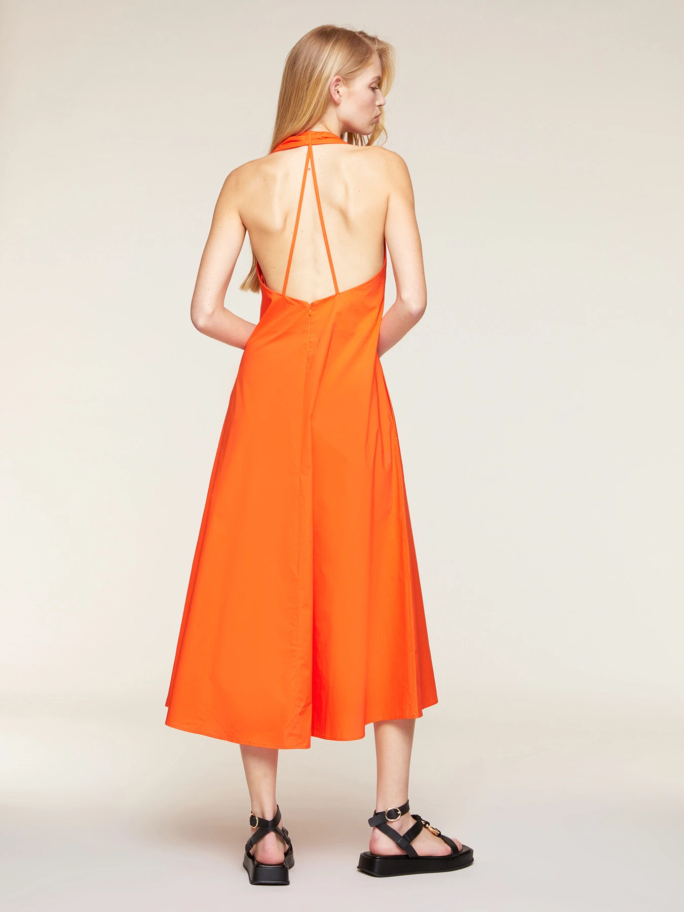 Vestito Estivo Lungo In Popeline - immagine 2