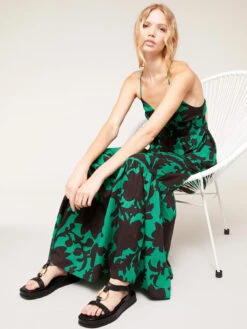 Vestito Lungo Estivo Fantasia Floreale