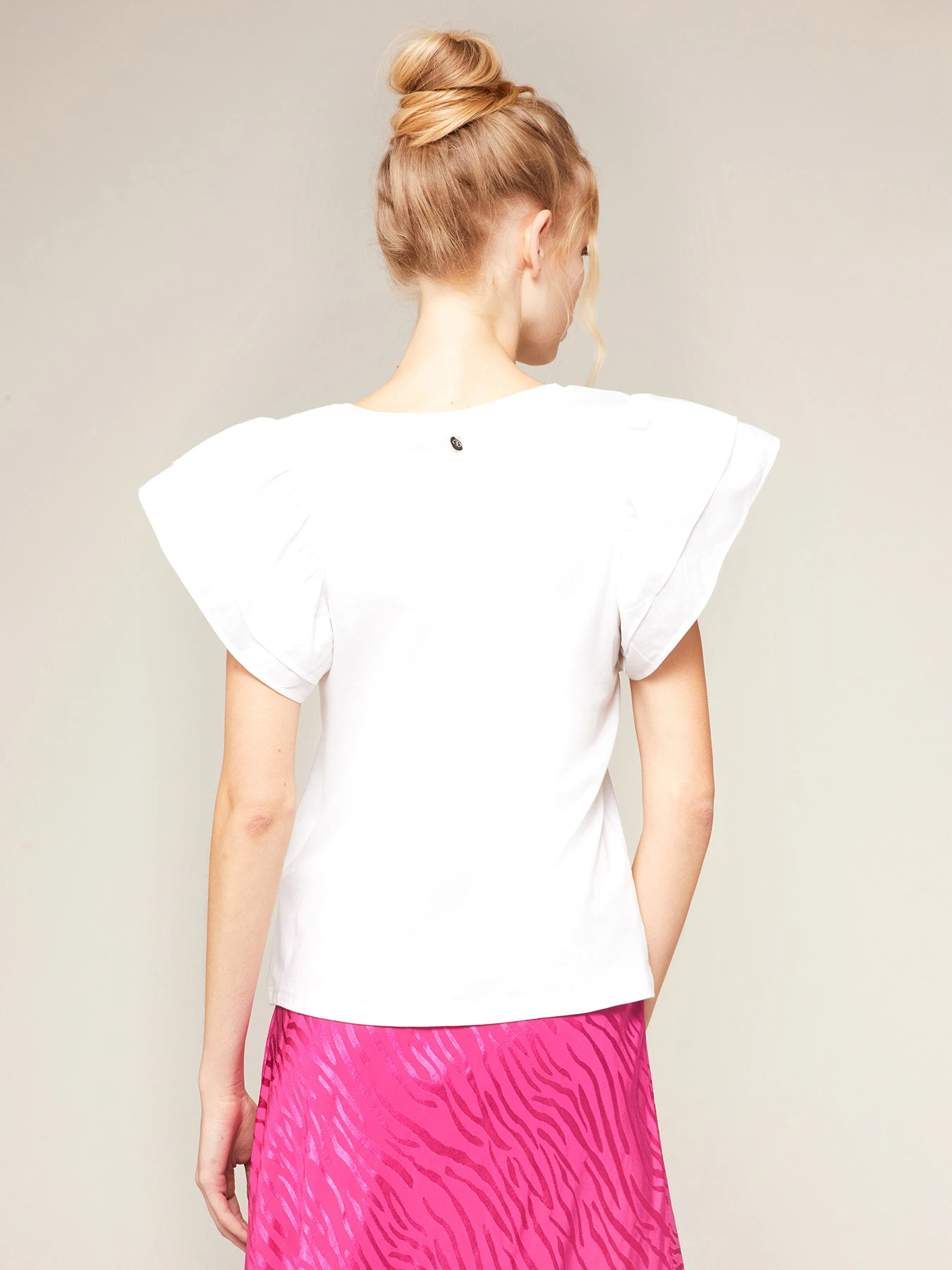 T-shirt Con Maniche A Rouches - immagine 2