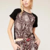 T-shirt Con Nodo Fantasia Animalier
