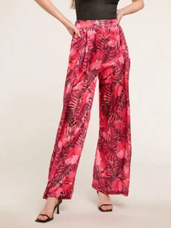 Pantaloni Palazzo Fantasia Floreale