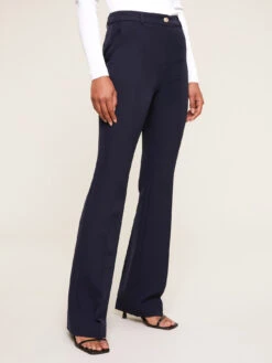 Pantaloni Flare In Tessuto Tecnico