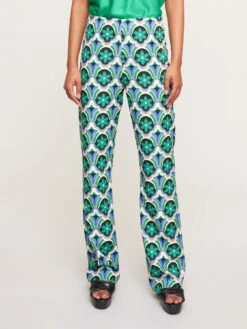 Pantaloni Flare Fantasia Mattonella