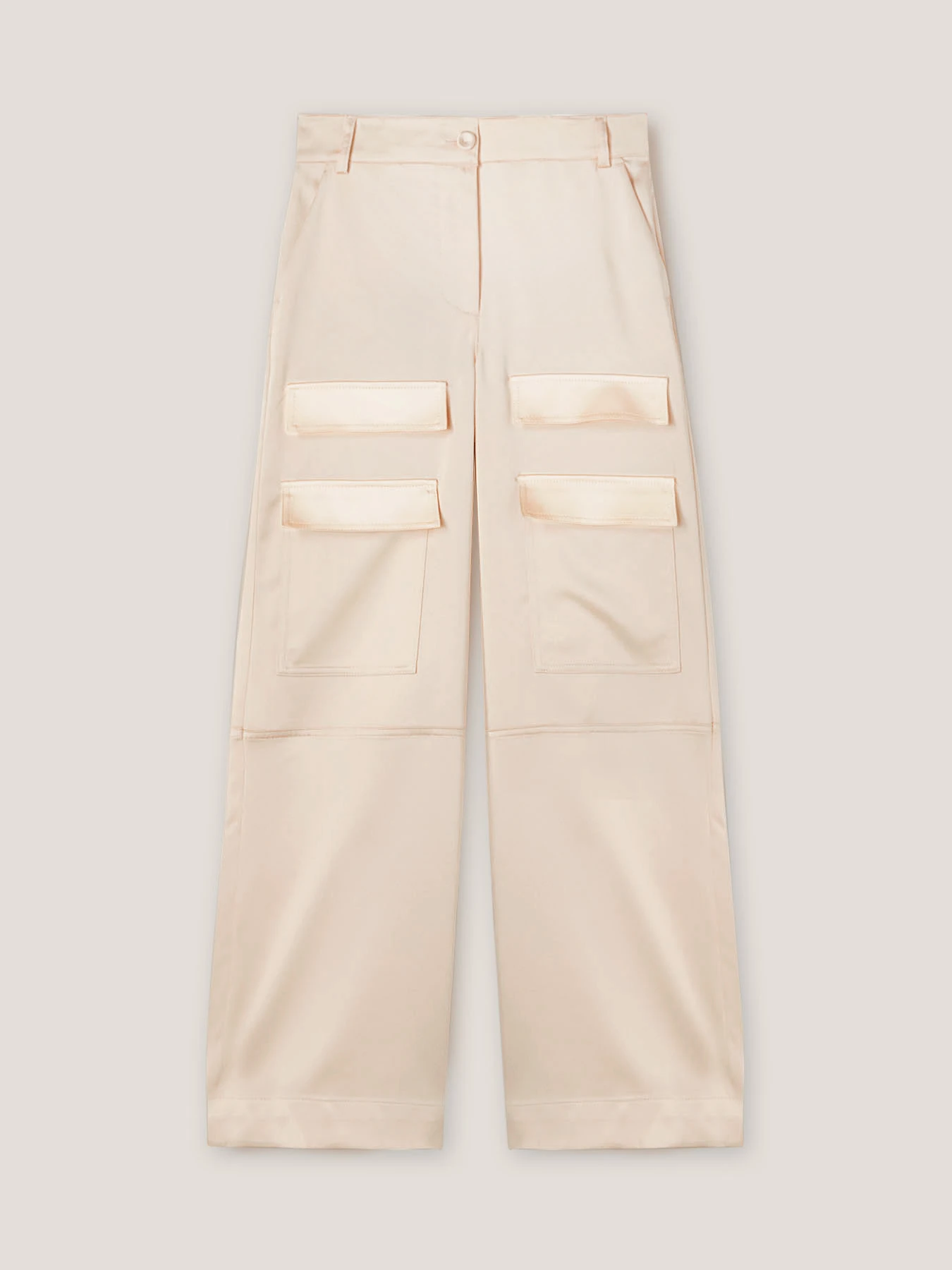 Pantaloni Cargo In Raso - immagine 5