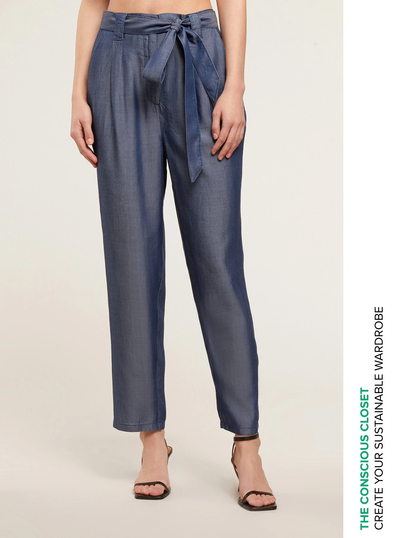 Pantaloni Carrot In TENCEL™